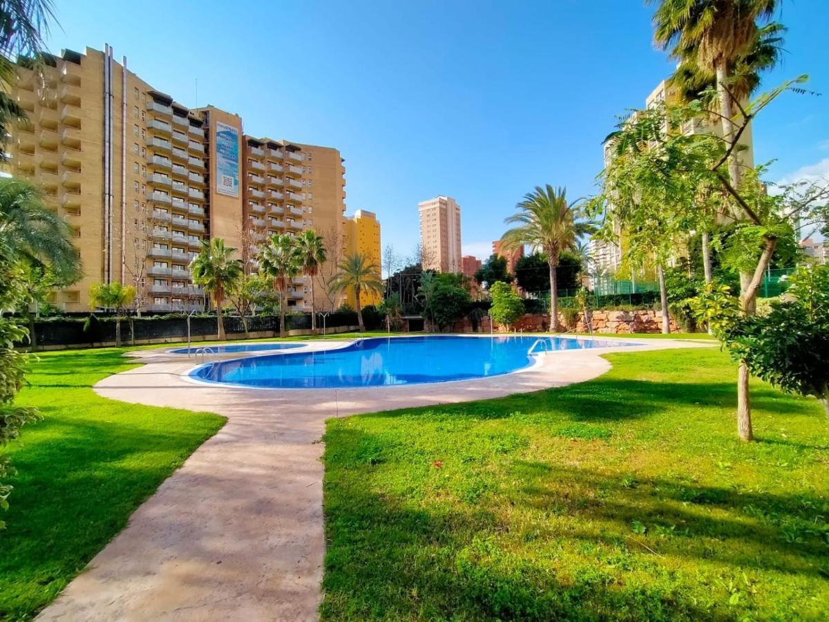 Apartamento Torre D'Oboe Vistas Al Mar Μπένιντορμ Εξωτερικό φωτογραφία