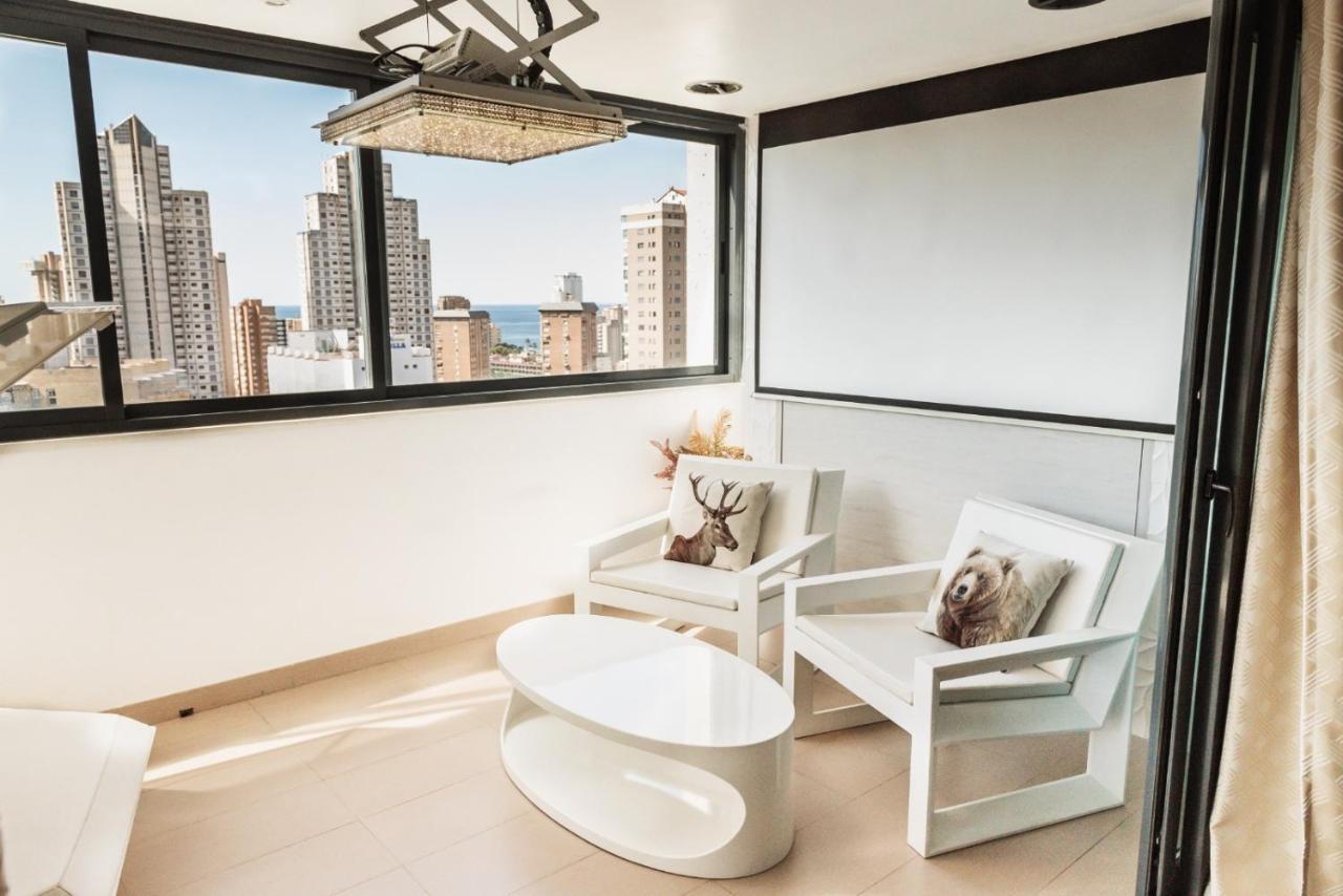 Apartamento Torre D'Oboe Vistas Al Mar Μπένιντορμ Εξωτερικό φωτογραφία