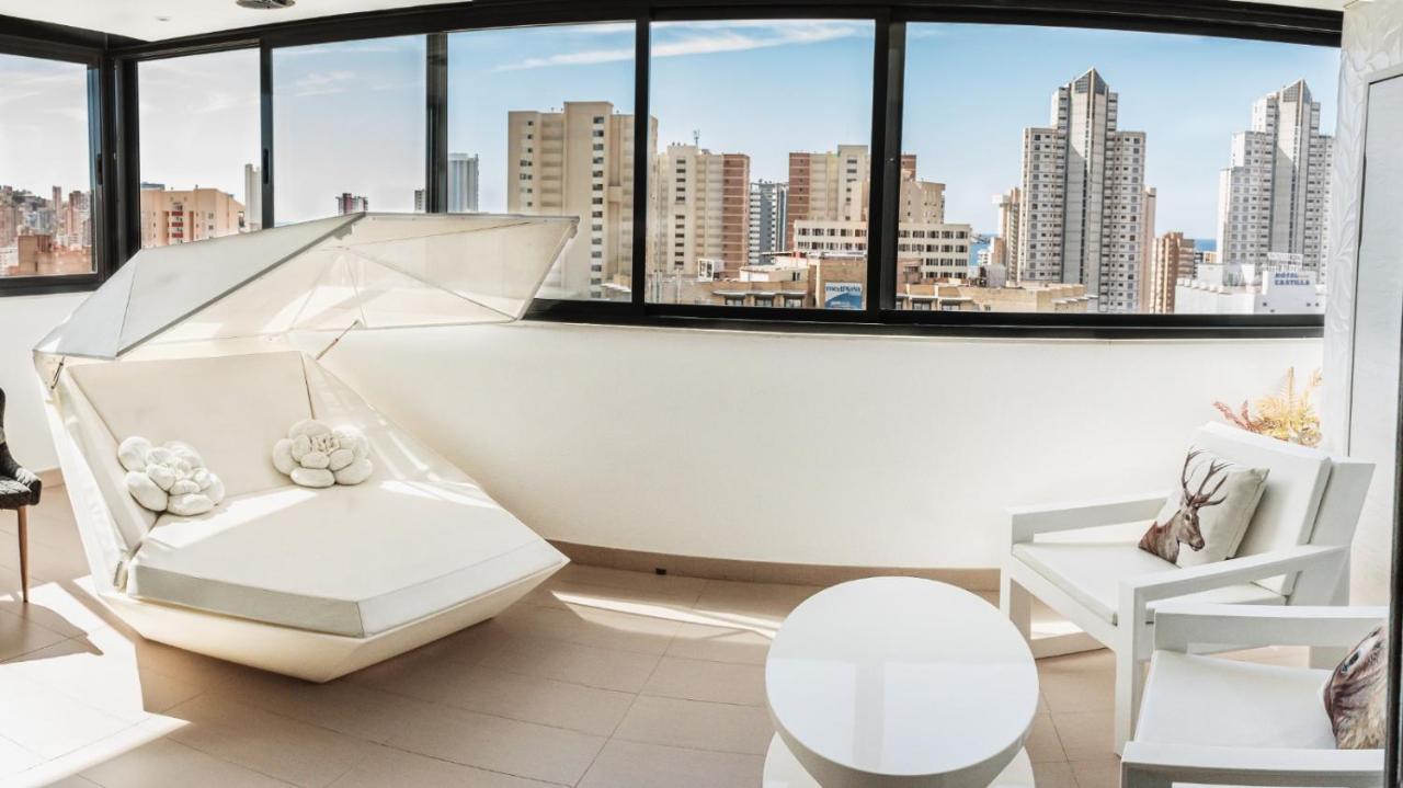 Apartamento Torre D'Oboe Vistas Al Mar Μπένιντορμ Εξωτερικό φωτογραφία